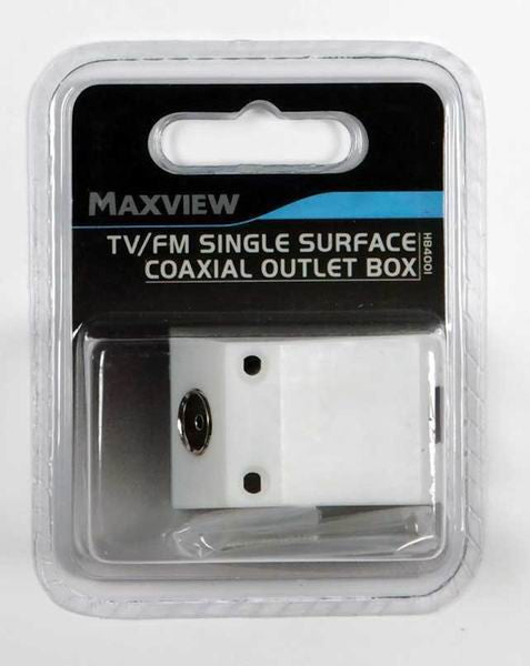 Coaxial Outlet Box for TV/FM