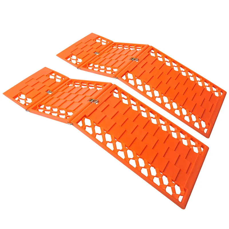 ProPlus Orange Anti Slip Grip Track Mat Foldable Caravan Motorhome- set of 2 pieces