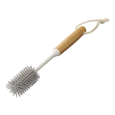 ProPlus Bottle Brush Silicone 23x7x4cm (with bamboo handle)