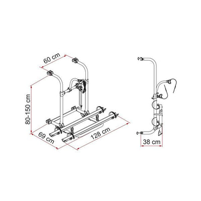 Fiamma Carry Bike Pro N Caravan Motorhome Bike Rack 02096-09V