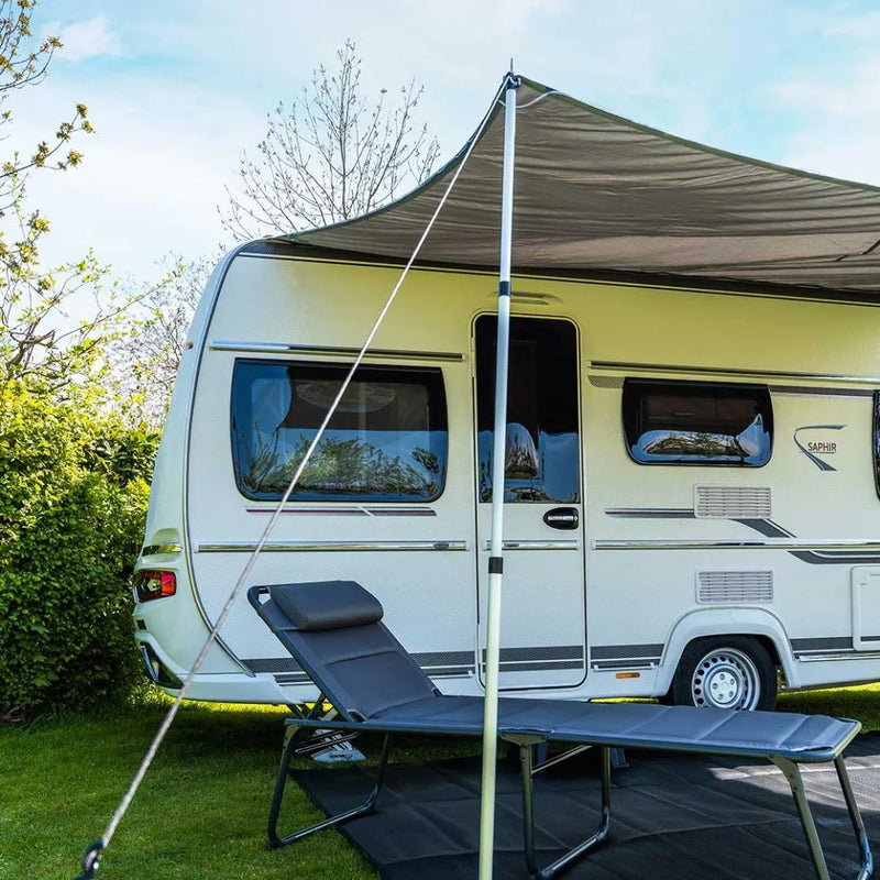 Travellife Sunshade Easy Fit Caravan Canopy Awning with LED