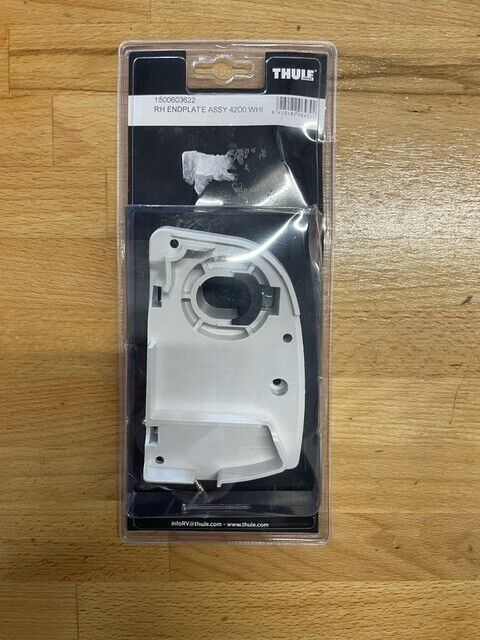 RH END Plate Thule Awning 4200 White 1500603622