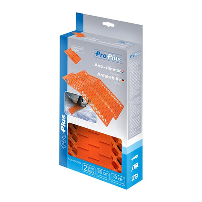 ProPlus Orange Anti Slip Grip Track Mat Foldable Caravan Motorhome- set of 2 pieces