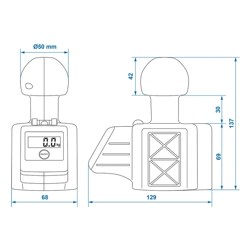 ProPlus Caravan Nose Weight Gauge (digital)