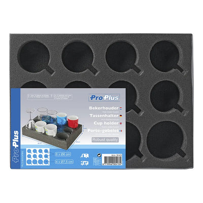 ProPlus Cup holder from solid foam for glasses and cups