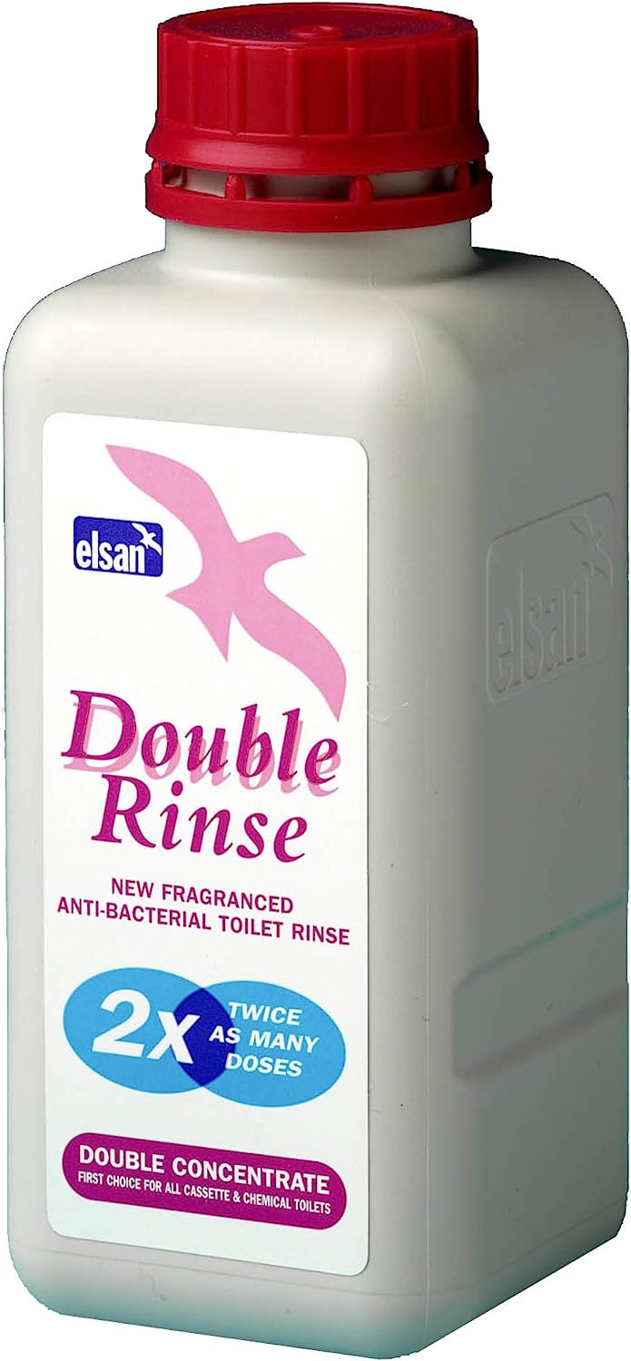 Elsan Pink Caravan Toilet Rinse Fluid 400ml Double Strength