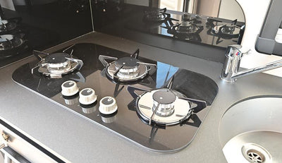 Swift Basecap Rear Cooker Glass Heatshield Splashback