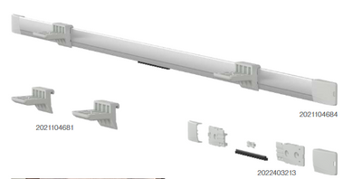 STLA Mito Lift Off Campervan Table Wall Rail System