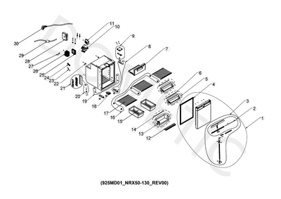 Dometic NRX50 Freezer Compartment Door Spare