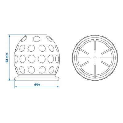 Towball Cover Golf Ball