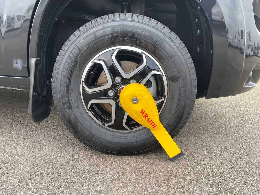 NEW Milenco Wraith Motorhome Wheel Lock Sold Secure Insurance
