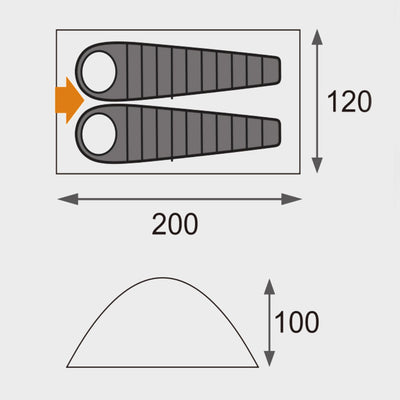 Eurohike Toco 2 Dome Tent