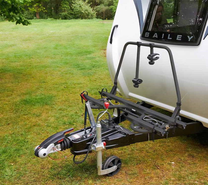 Thule Caravan A Frame Superb Standard Fit Bike Rack XT Black Silver Leisure Warehouse