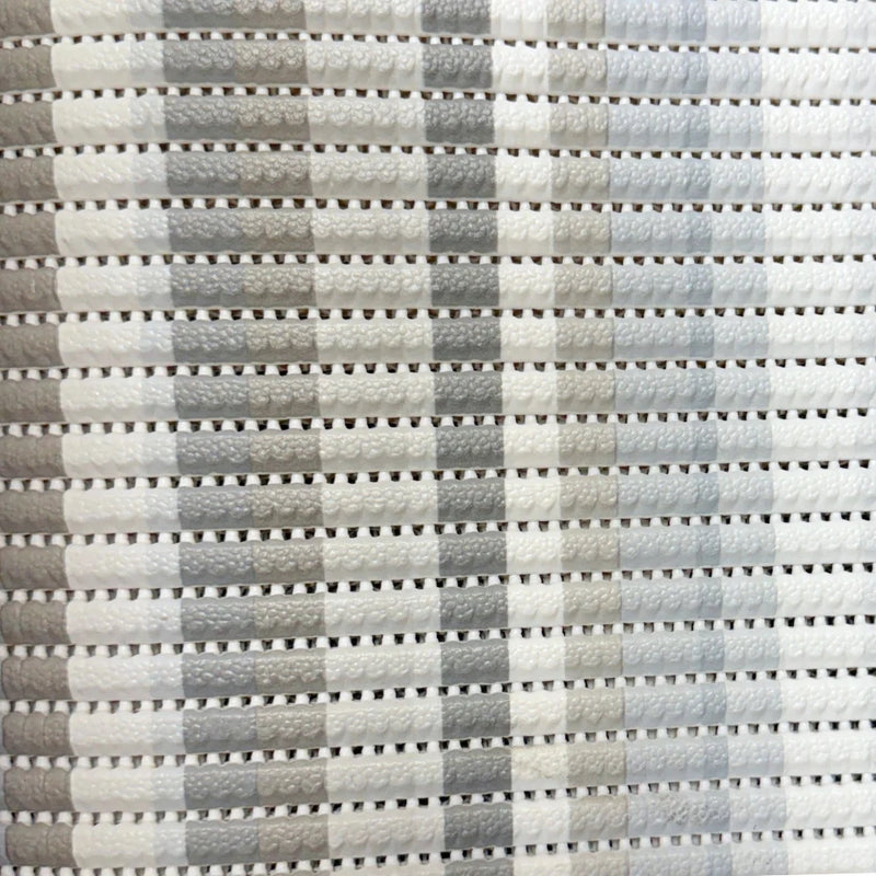 Coastal Stripe Pattern Cushioned Bathroom Flooring - Caravans/Motorhomes