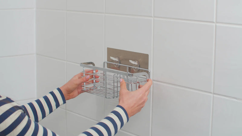 Ecocamel Shower Caddy Adhesive Storage Shelf Ideal for Caravans and Motorhomes