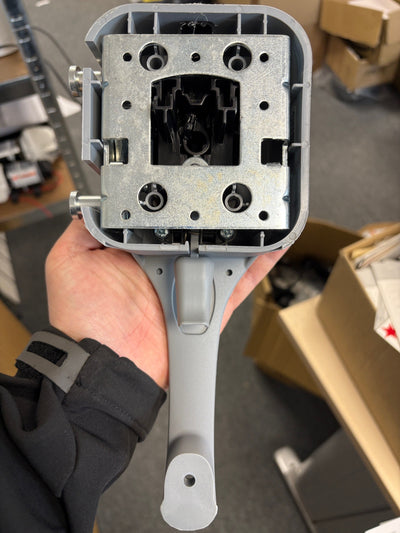 Trigano M1 Motorhome Door Lock Black Grey Internal Handle