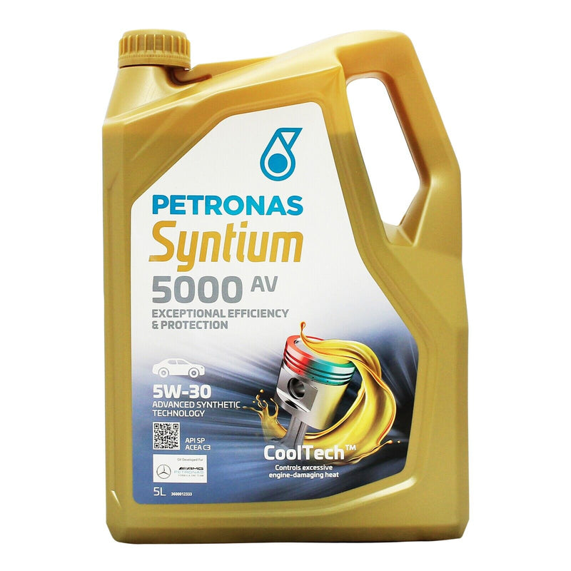 PETRONAS Fiat Duato Boxer Relay Syntium 5000 AV 5W-30 5W30 Fully Synthetic Car Engine Oil - 5L ACEA C3