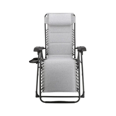 Travellife Bloomingdale Camping Chair Relaxer Lounger Grey