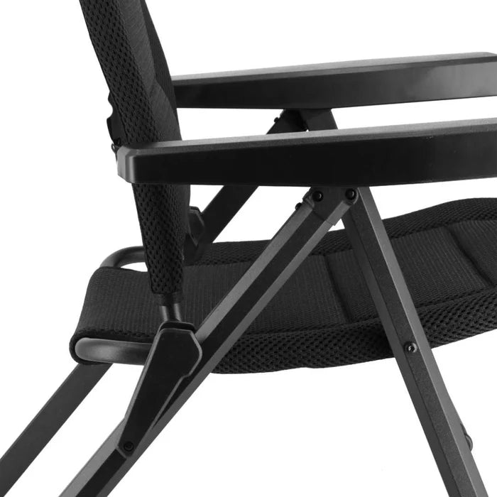 Travellife Monaco Luxury Foldable Chair Anthracite Reclining Camping Chair