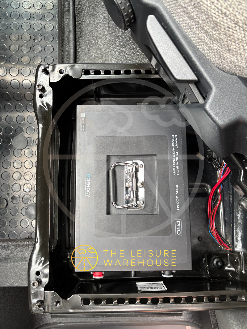 Renogy DIN Type 200Ah Under Seat Camper Motorhome Lithium Battery LifePO4