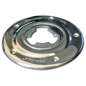 Sequoia 7 Inch Floor Base Stainless Steel