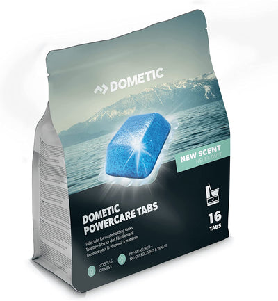 NEW DOMETIC PowerCare Tabs, Sanitation Additive Pods for Waste Holding Tanks, 16 Tabs
