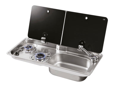 CAN Two Burner Hob/Sink Combination Unit