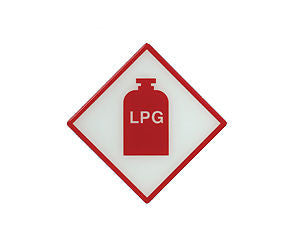 LPG Gas Sticker