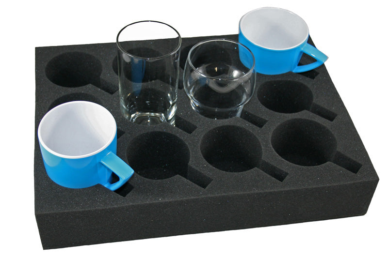 Caravan or Motorhome Foam Cup Glass Holder 