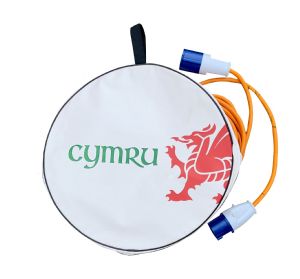 Wales Cymru Caravan Mains Cable Bag