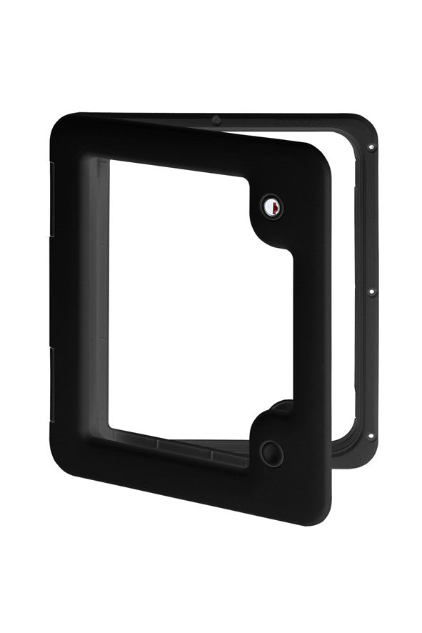 Door Locker & Battery Box System Caravan Motorhome Conversion White Door Locker & Battery Box System Caravan Motorhome Conversion White